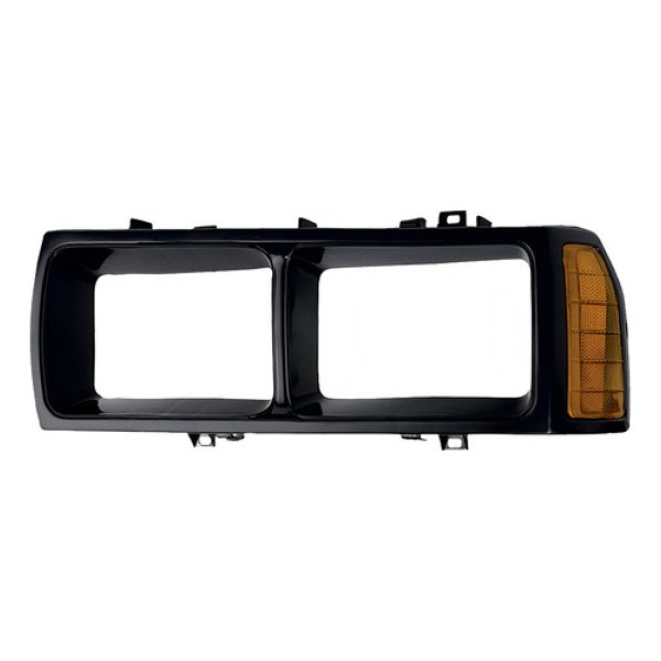 Moldura Farol Passat 1983 A 1988 Foco Duplo Preto