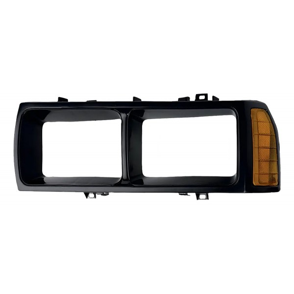 Moldura Farol Passat 1983 A 1988 Foco Duplo Preto