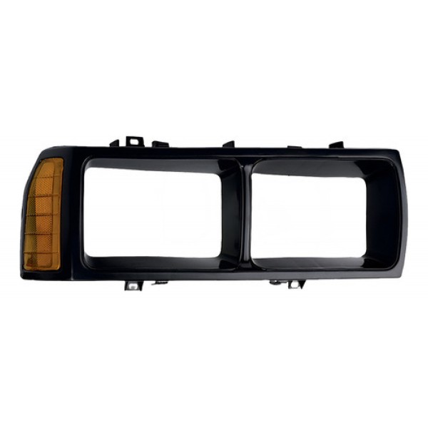 Moldura Farol Passat 1983 A 1988 Foco Duplo Preto
