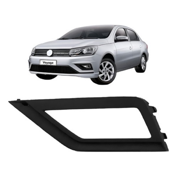 Grade Moldura Farol Milha Gol G8 2019 A 2020 Com Furo