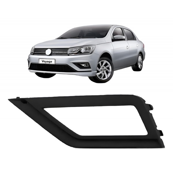 Grade Moldura Farol Milha Gol G8 2019 A 2020 Com Furo