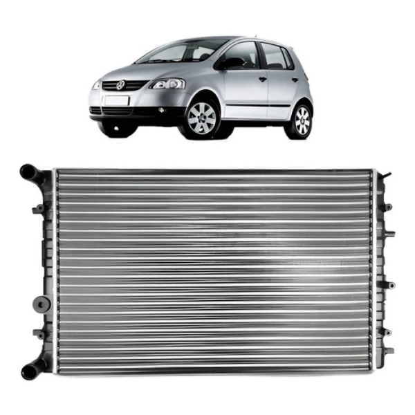 Radiador Fox 2006 2007 2008 2009 Flex Manual Com Ar
