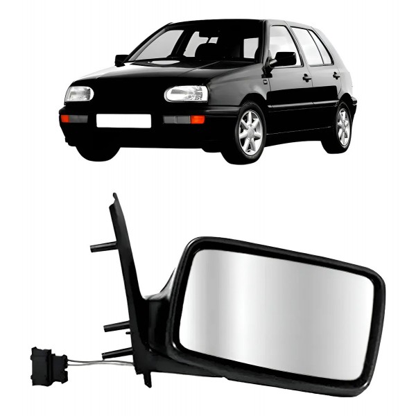 Retrovisor Vw Golf 1995 1996 1997 1998 C/ Controle
