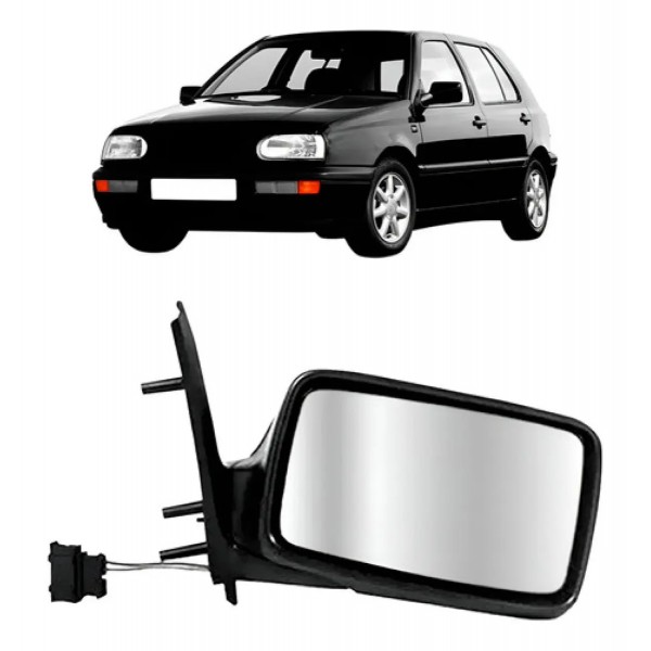 Retrovisor Vw Golf 1995 1996 1997 1998 C/ Controle