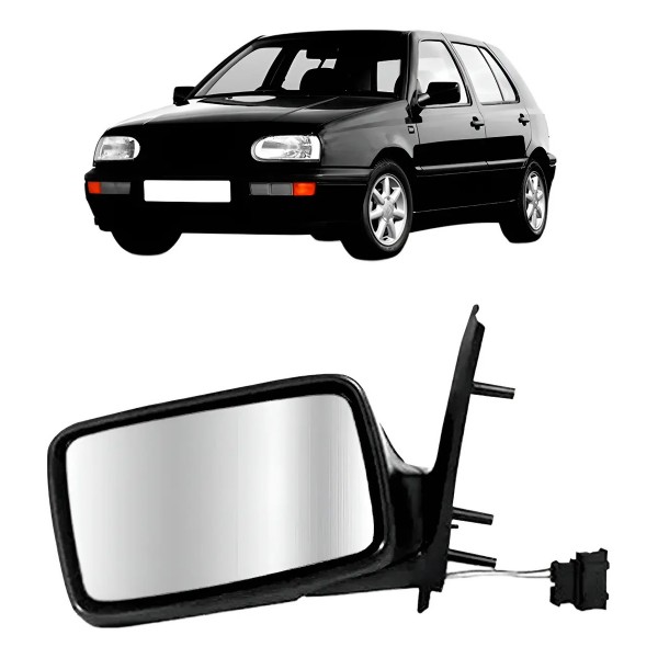 Retrovisor Vw Golf 1995 1996 1997 1998 C/ Controle