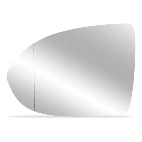 Lente Retrovisor C/ Aqueci. C/ Divisor Foco Passat 16 A 2020