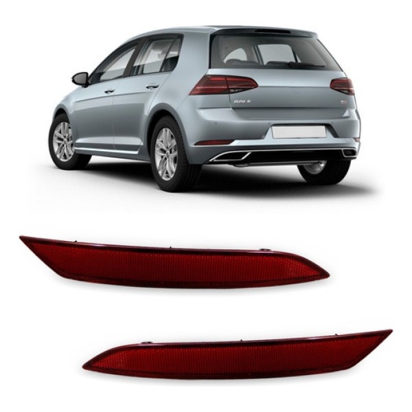 Refletor Parachoque Traseiro Golf 2018 A 2020