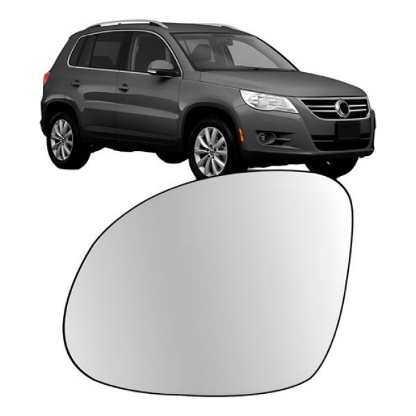 Lente Retrovisor Termica C Base Tiguan 2009 A 2016