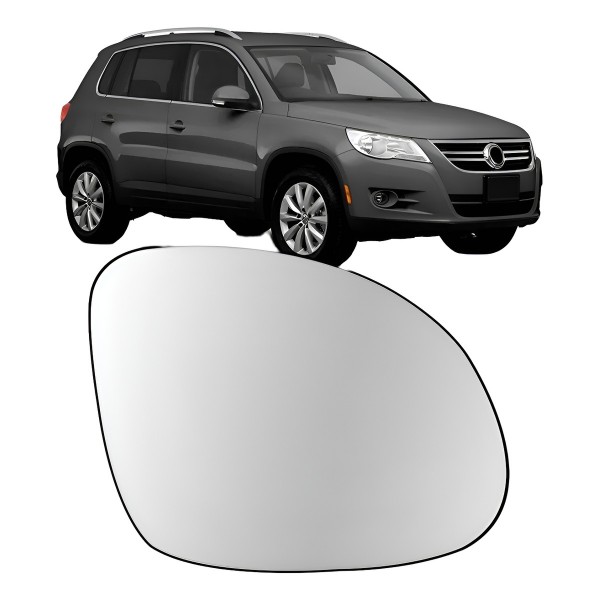 Lente Retrovisor Termica C Base Tiguan 2009 A 2016
