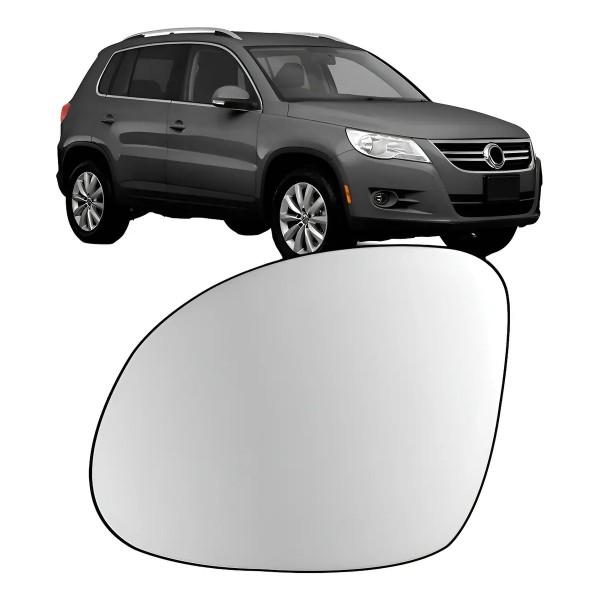 Lente Retrovisor Termica C Base Tiguan 2009 A 2016