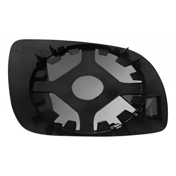 Lente Retrovisor Golf 1999 00 01 02 03 A 2006 Térmico Azul