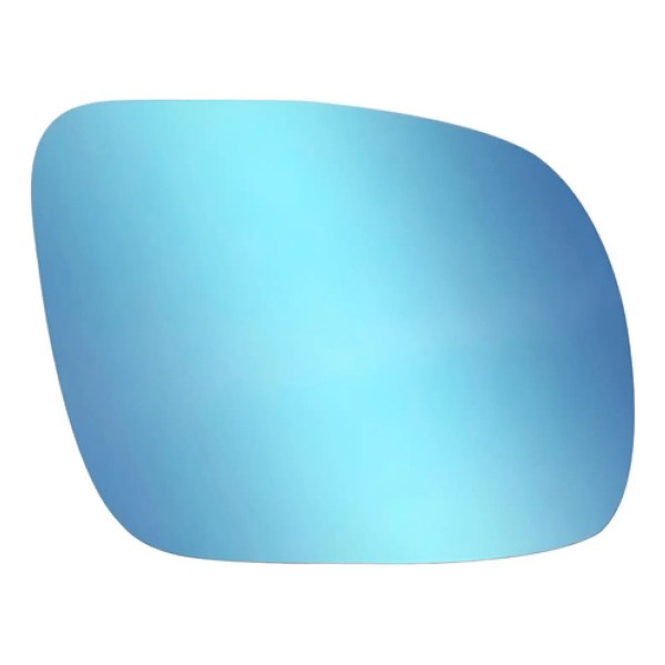 Lente Retrovisor Golf 1999 00 01 02 03 A 2006 Térmico Azul
