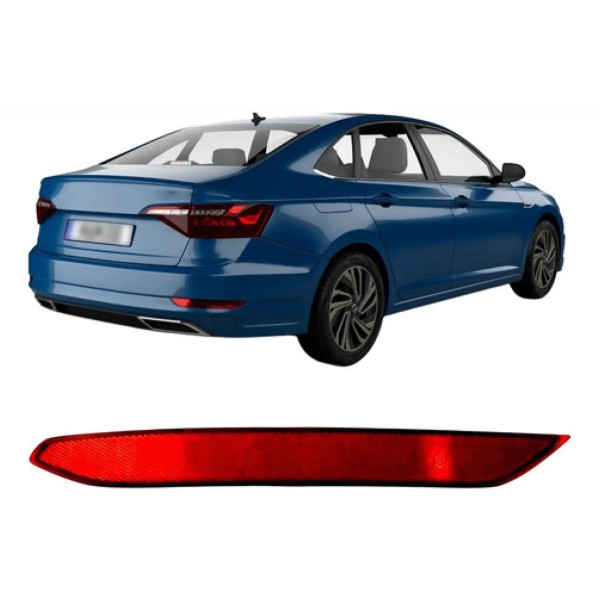 Refletor Parachoque Traseiro Jetta 2019 A 2020