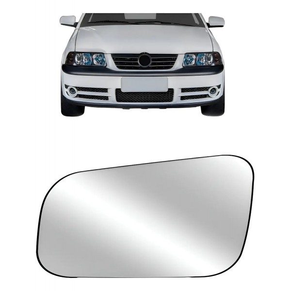 Lente Retrovisor Gol G3 G6 1998 A 2008 Térmico Mega Descont