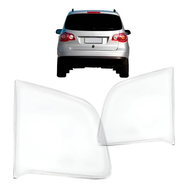 Par Lente Lanterna Traseira Spacefox 2007 A 2010 Tampa Cristal