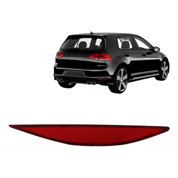 Refletor Parachoque Traseiro Golf 2014 2015 2016 2017 Novo