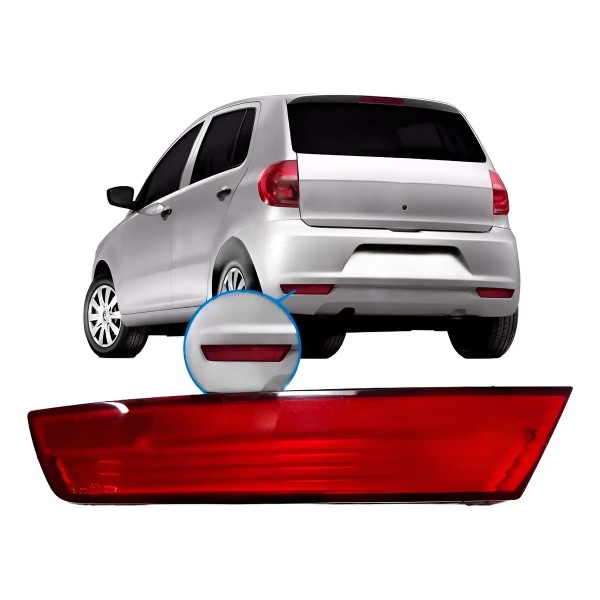 Refletor Parachoque Traseiro Fox 2010 2011 2012 13 2014 Rubi
