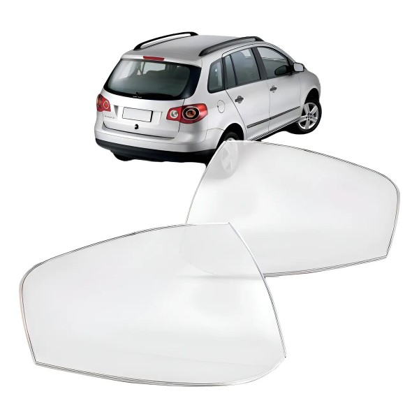 Par Lente Lanterna Traseira Spacefox 2007 A 2010 Canto Cristal