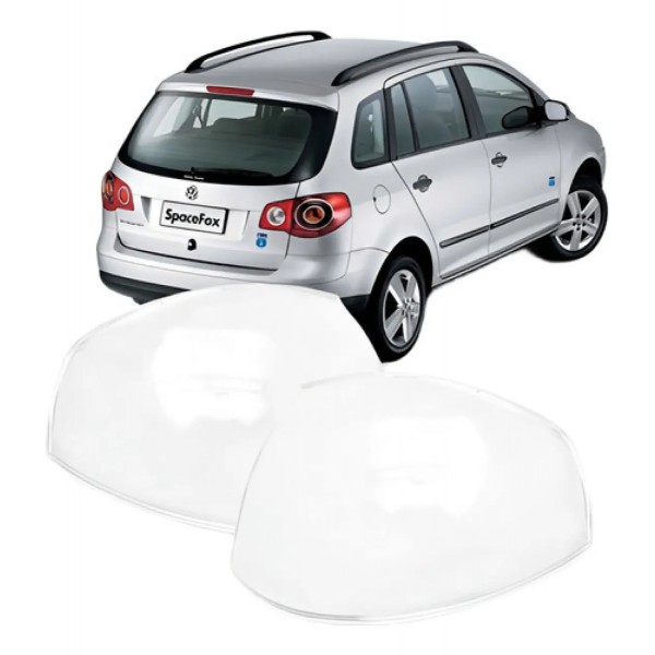 Par Lente Da Lanterna Canto Vw Spacefox 2006 2007 2008 2009 Acrílico