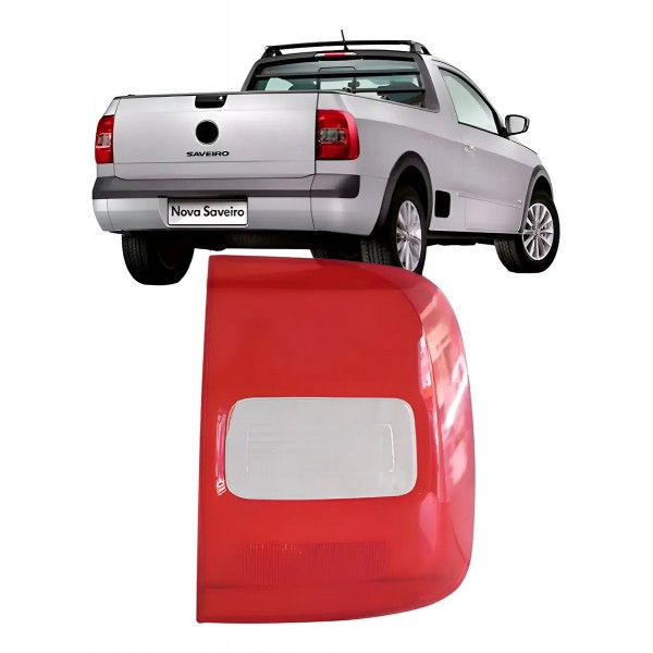 Lente Lanterna Traseira Para Vw Saveiro 2010 2011 A 2016