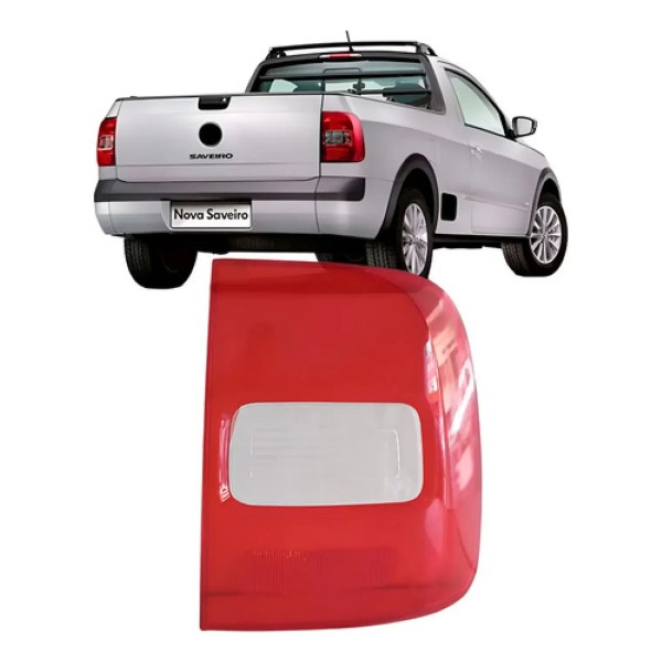 Lente Lanterna Traseira Para Vw Saveiro 2010 2011 A 2016