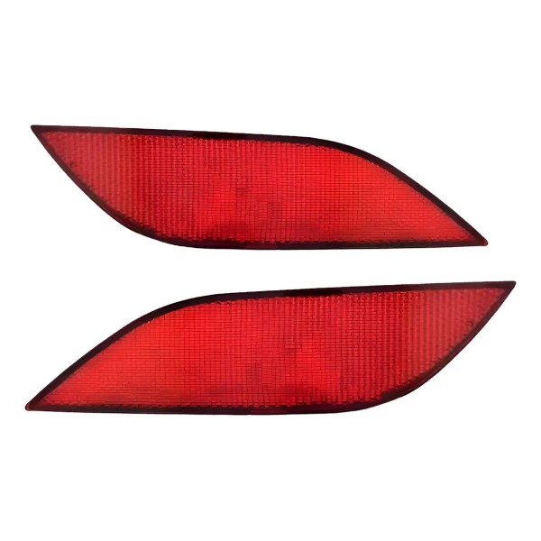 Par Refletor Parachoque T-cross 2019 2020 2021 2022 Vermelho