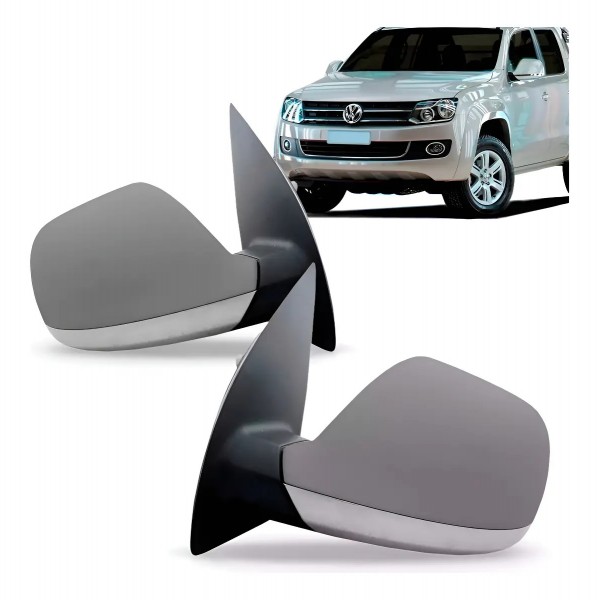 Retrovisor Amarok 2011 2012 2013 Highline Base Cromada
