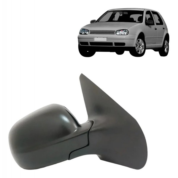 Retrovisor Golf 1998 99 A 2006 Eletrico Ld Cabeça Grande Direito - Passageiro
