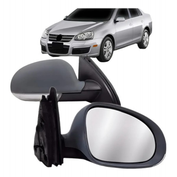 Retrovisor Jetta 2007 08 09 2010 Elétrico Com Seta Retráti