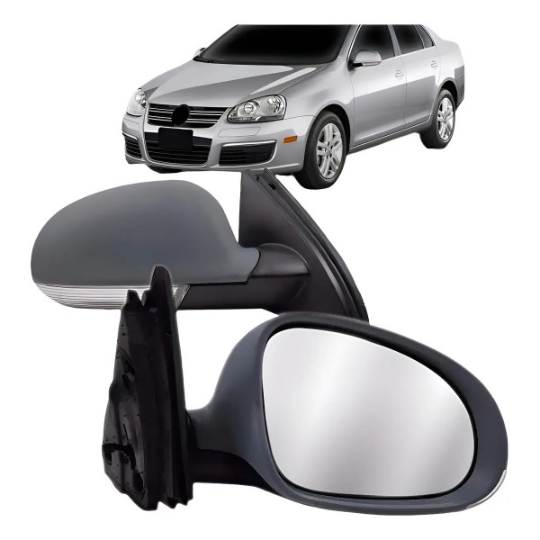 Retrovisor Jetta 2007 08 09 2010 Elétrico Com Seta Retráti