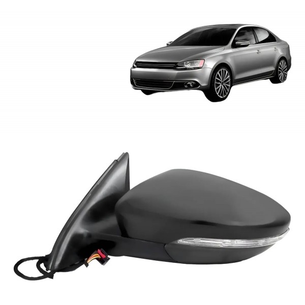 Retrovisor Jetta R Line 2011 A 2018 Eletrico Com Pisca