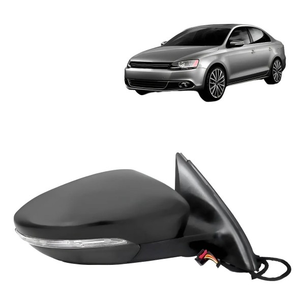 Retrovisor Jetta R Line 2011 A 2018 Eletrico Com Pisca
