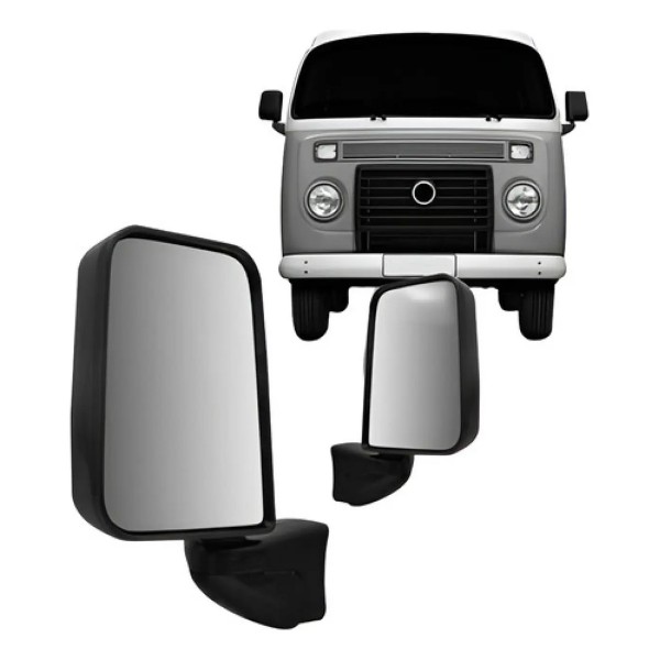 Par De Retrovisor Kombi Clipper 1998 A 2006