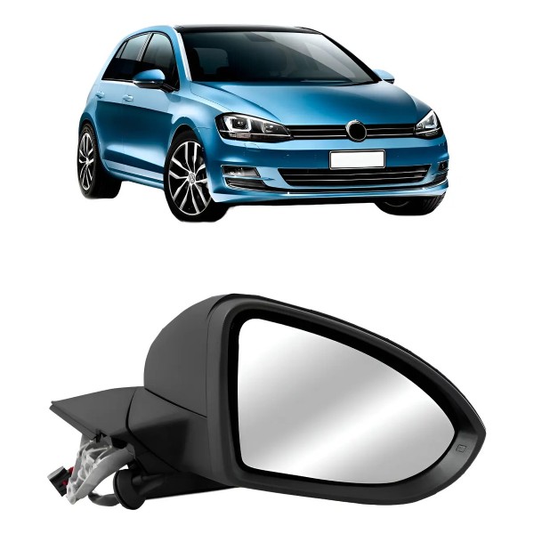 Retrovisor Golf Eletrico Com Pisca 2014 A 2018