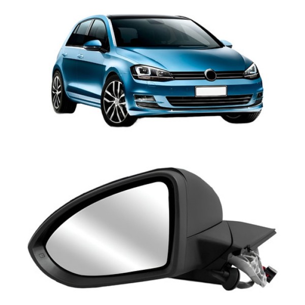 Retrovisor Golf Eletrico Com Pisca 2014 A 2018