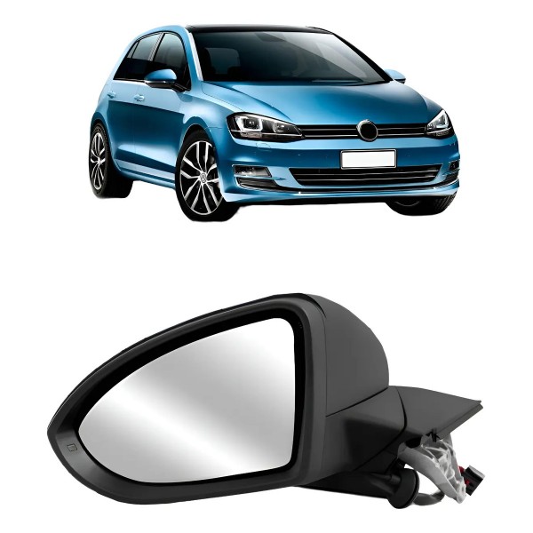 Retrovisor Golf Eletrico Com Pisca 2014 A 2018