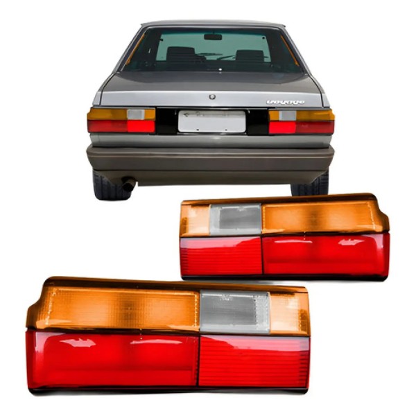 Par Lanterna Traseira Voyage 1991 92 93 94 95 1996 Tricolor