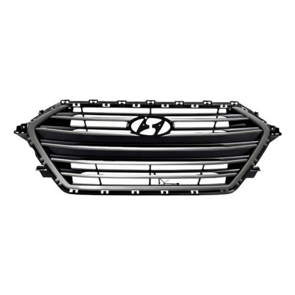 Grade Dianteira Hyundai Elantra 2017 E 2018 Cinza