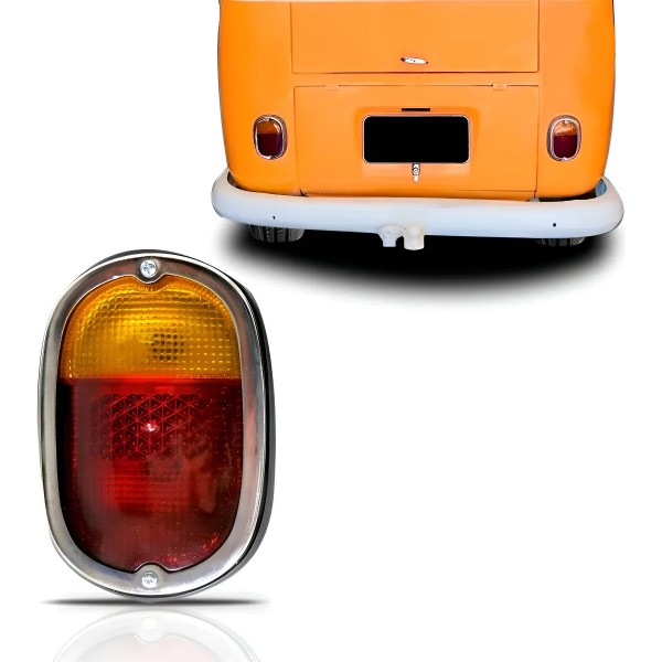 Sinaleira Traseira Volkswagen Perua Kombi 1963 Á 1974 Antig Vermelho