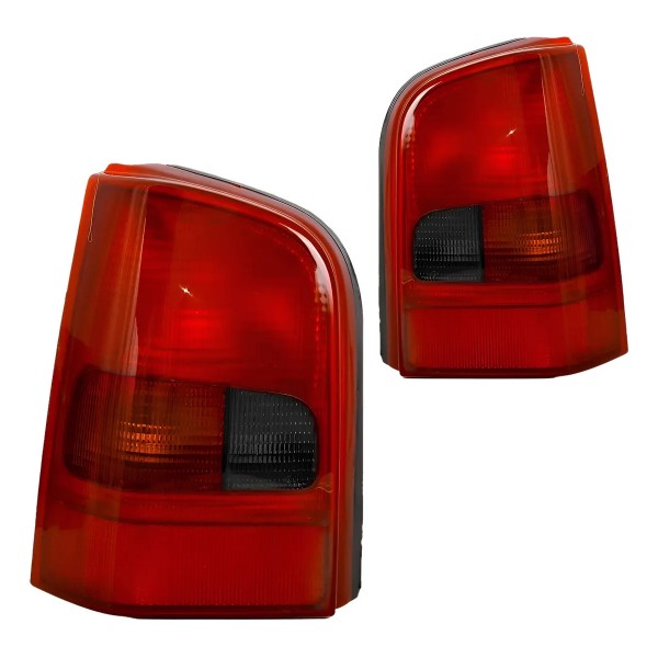 Par Lanterna Traseira Parati 1996 1997 1998 1999 Rubi Bronze Ambos Lados Vermelho