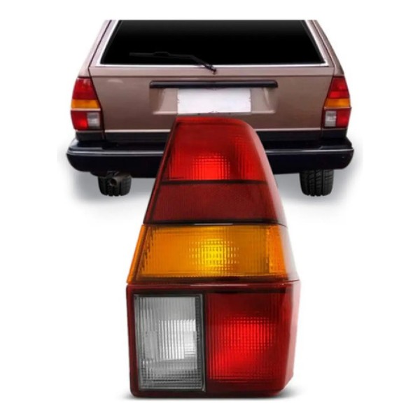 Lanterna Traseira Quantum 1985/91 Tricolor Sem Friso Oferta