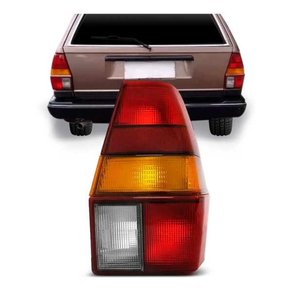 Lanterna Traseira Quantum 1985/91 Tricolor Sem Friso Oferta