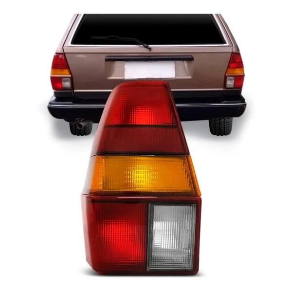 Lanterna Traseira Quantum 1985/91 Tricolor Sem Friso Oferta