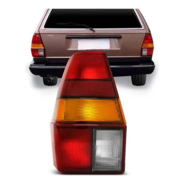 Lanterna Traseira Quantum 1985/91 Tricolor Sem Friso Oferta