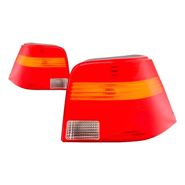 Par Lanterna Traseira Golf 1998 99 00 01 02 A 2006 Tricolor Ambos Lados Tricolor