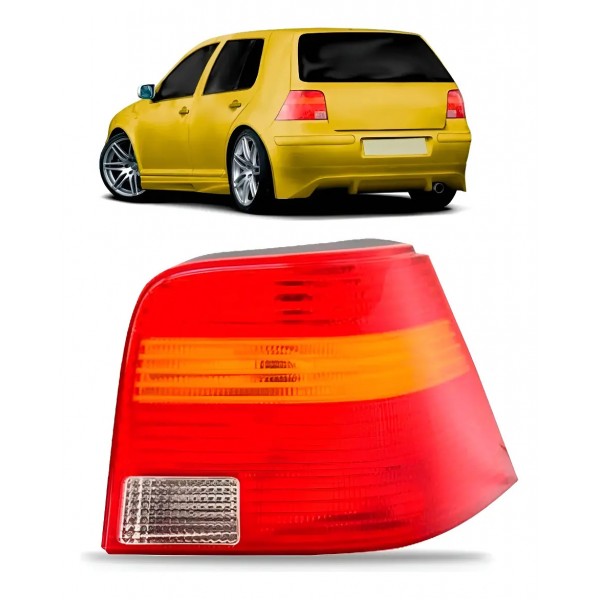 Lanterna Traseira Golf 1998 99 00 01 02 03 A 2006 Tricolor