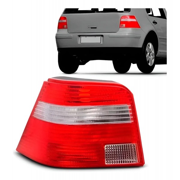 Lanterna Traseira Golf 1998/2006 Com Pisca Cristal Promoçã