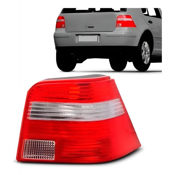 Lanterna Traseira Golf 1998/2006 Com Pisca Cristal Promoçã