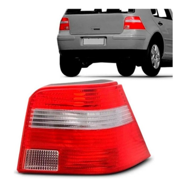 Lanterna Traseira Golf 1998/2006 Com Pisca Cristal Promoçã