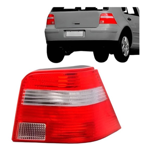Lanterna Traseira Golf 1998/2006 Com Pisca Cristal Promoção